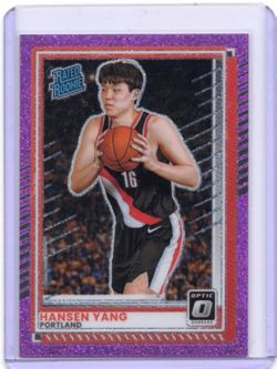 2025-26 Panini Donruss - Optic Hansen Yang #10 Pink Glitter /275 (RC)