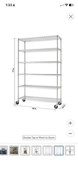 Wire Shelving Rack (2)