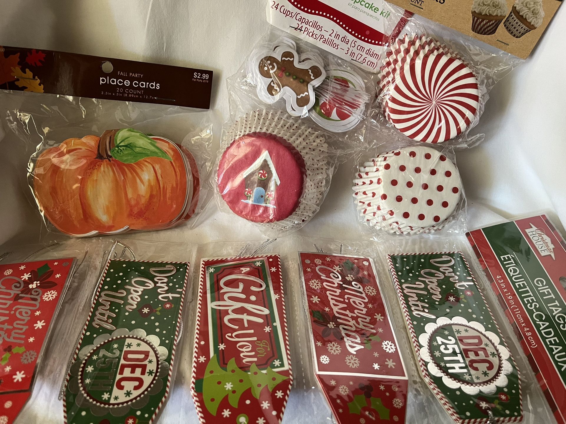 Cupcake Liners, Place Cards, Gift Tags 🏷️