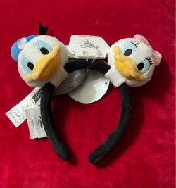 Disney Donald & Daisy Duck Plush Headband