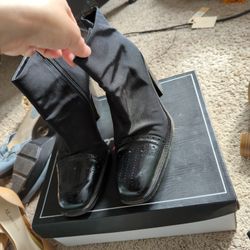 Black Booties Made In Italy 