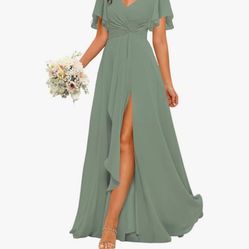 Formal Sage Green Dress