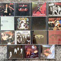 Lot Of Fifteen (15) Hard Rock And Metal CDs