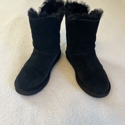 Ugg Women's Black Suede Boots Size 8