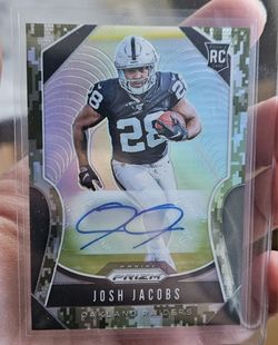 2019 Prizm Josh Jacobs Auto Camo