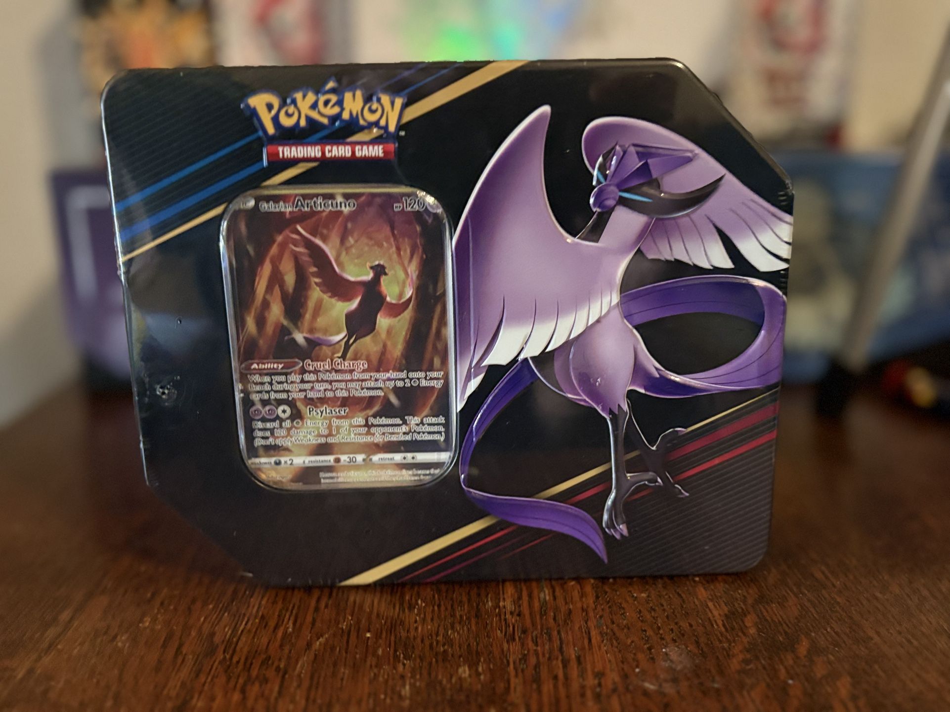 Pokemon Crown Zenith Articuno Tin