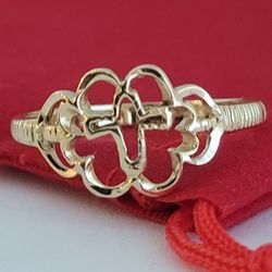 ❤️14k Size 6.5 Lovely Solid Yellow Gold Cocktail Ring!/ Anillo de Oro Diseño de Cocktail! 👌🎁Post Tags: Anillo de Oro