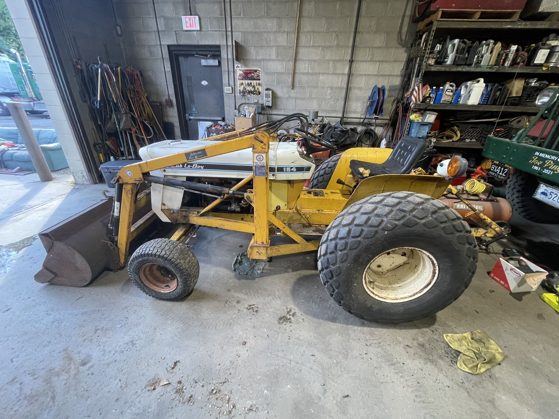 70s International Cub lo-boy 154