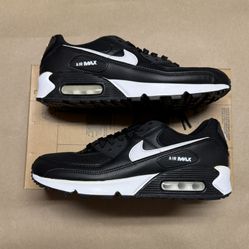 Nike Air Max 90 Black White sz 9.5 women’s running shoes NEW!