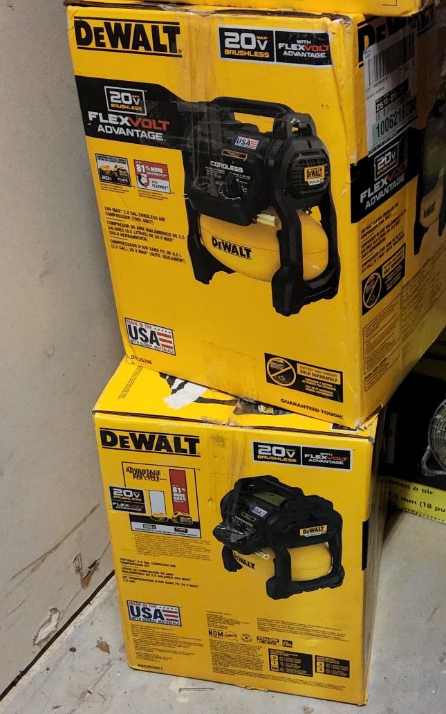 Dewalt 20/60v Air Compressor $149 Each