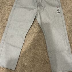 Gray 501 Pants 