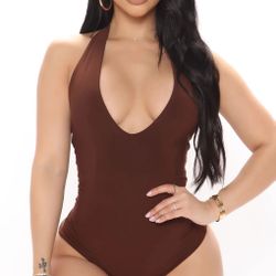 Brown Bodysuit