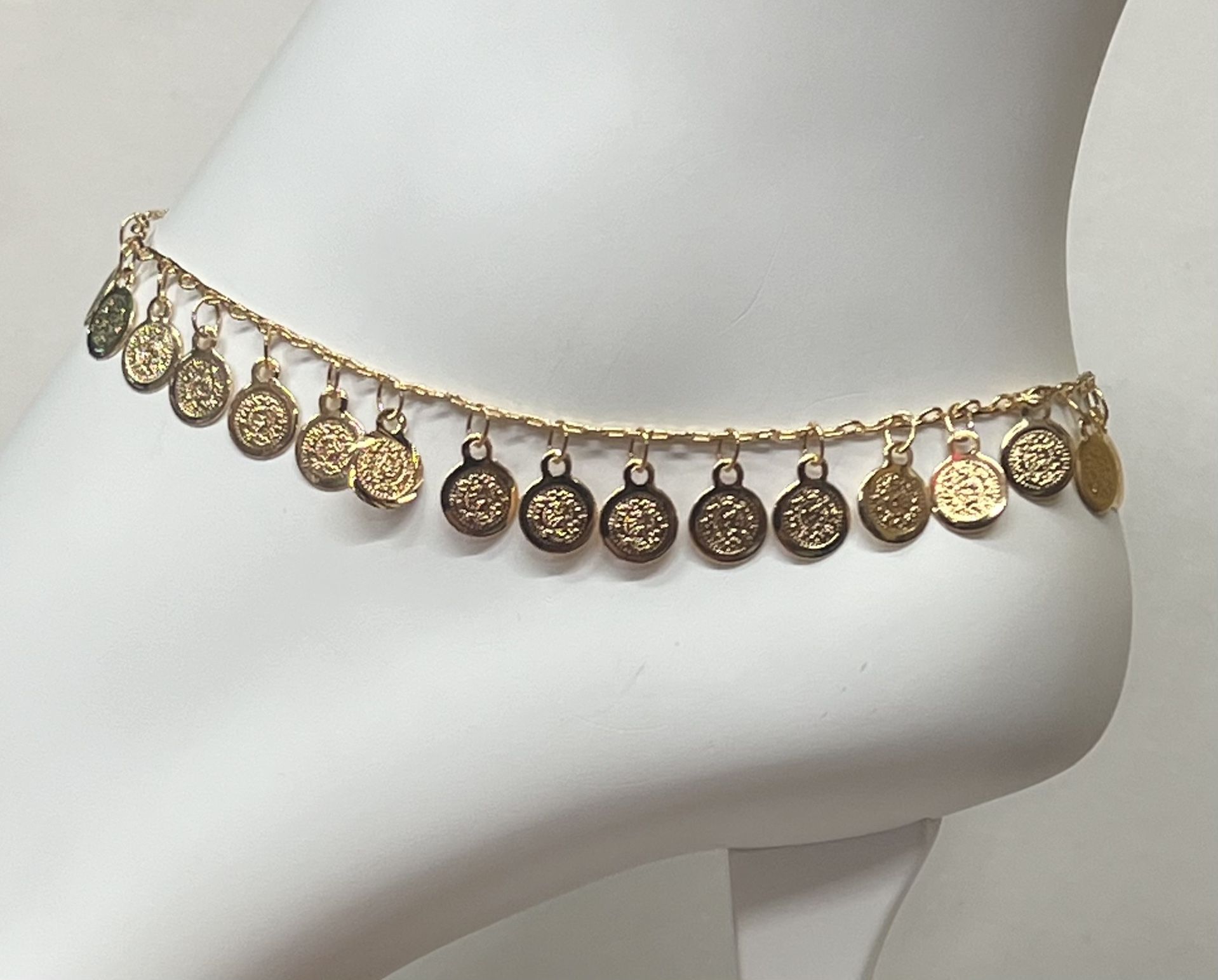 women anklet-14k premium gold plated ‼️water resistant‼️