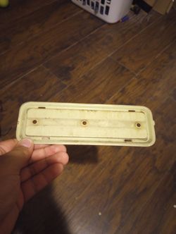 1963 VW Bug Radio Block Off Plate