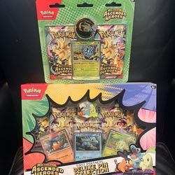 Pokémon Ascended Heros Pin & double pack