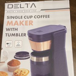 New Delta Single Cup Coffee maker With Tumbler 