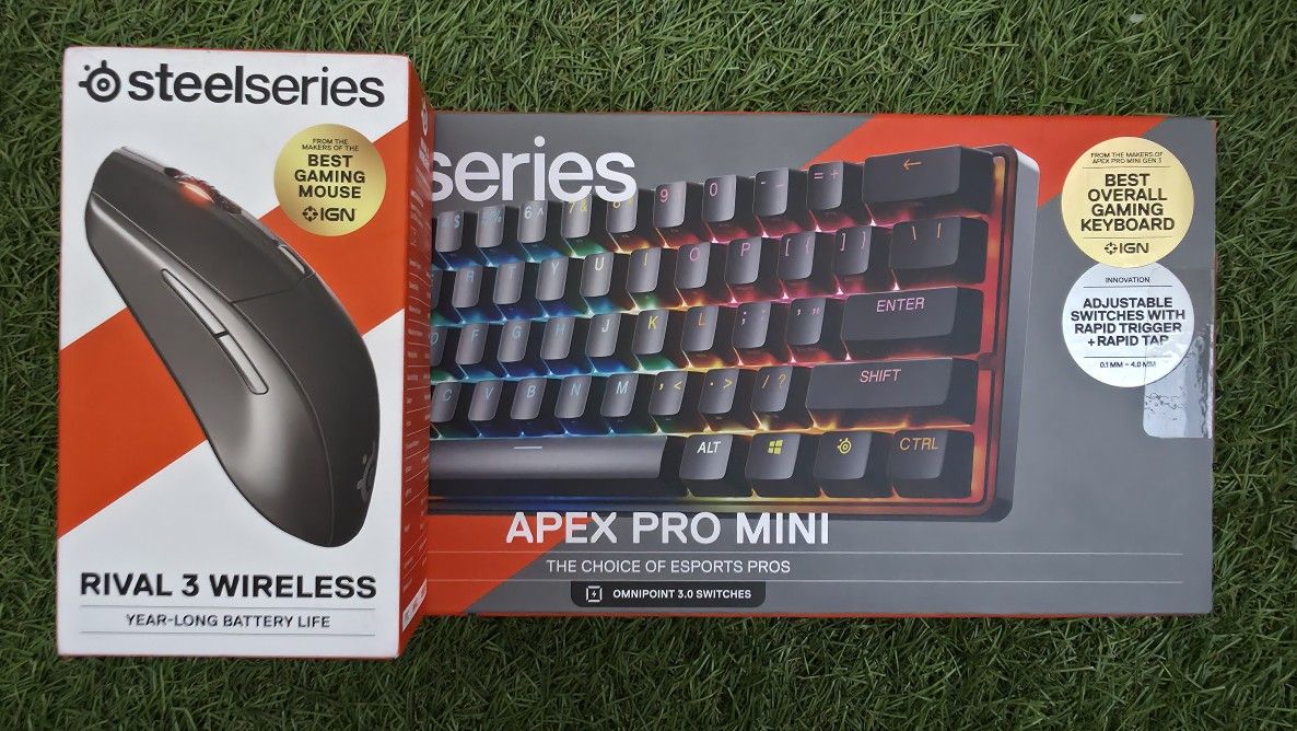 Steelseries APEX PRO MINI Gen 3 wired  with (FREE Rival 3 Wireless Mouse)