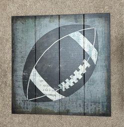 ***Football wall decor
