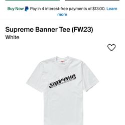 Supreme Banner Tee