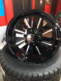 Steel Offroad 20x10 6x139 6x135 chevy/ford and more// 6 birlos para chevy y ford