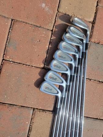 Wilson Staff Midsize RM Irons 3-PW Stiff Flex Steel Very Nice!! S300 shafts nice grips