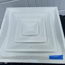 Lina 1500 06 White Ceiling Diffuser 