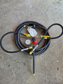 High-pressure propane connection hose