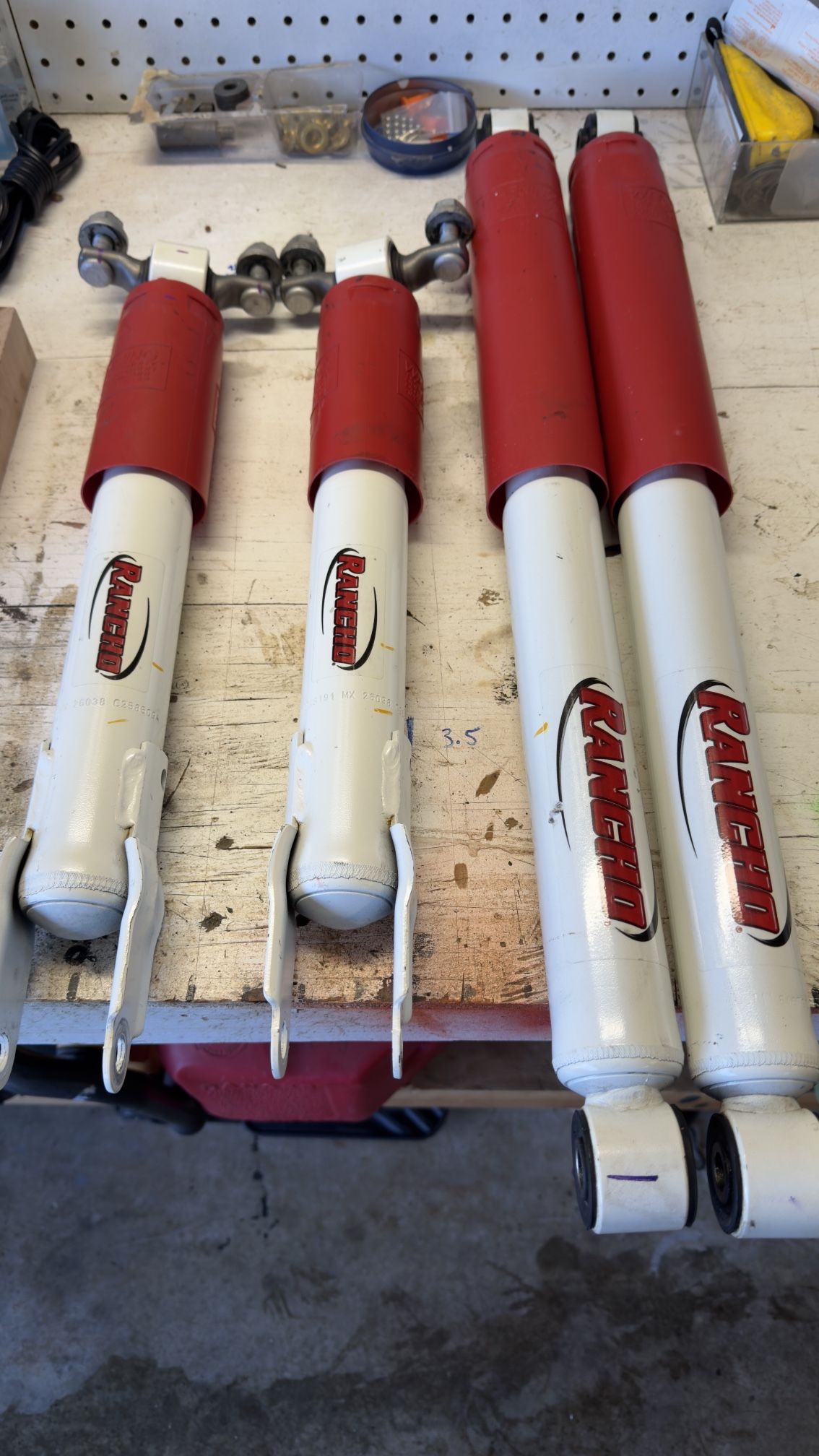 2026 chevy 3500HD Factory Rancho Shocks