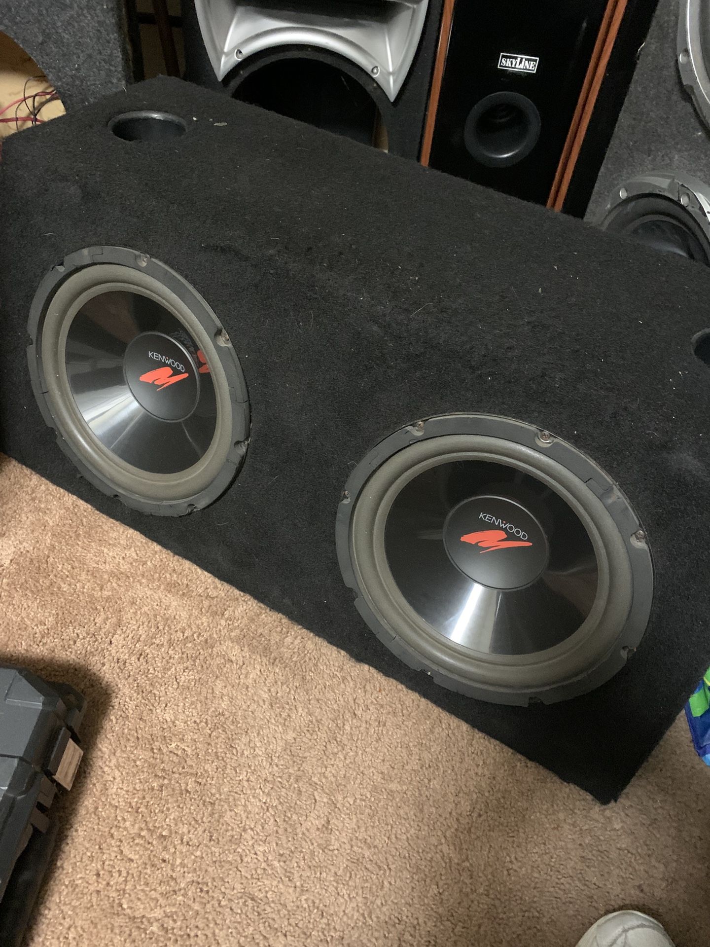 Kenwood 12” Subs In Ported Box