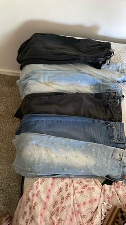 Girls size 8 jeans (6 pair)