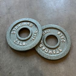 2x 2.5lbs Weights