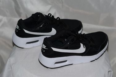 Kids Nike Air Max Black White Sneakers Size  4Y
