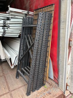 Metal shelving