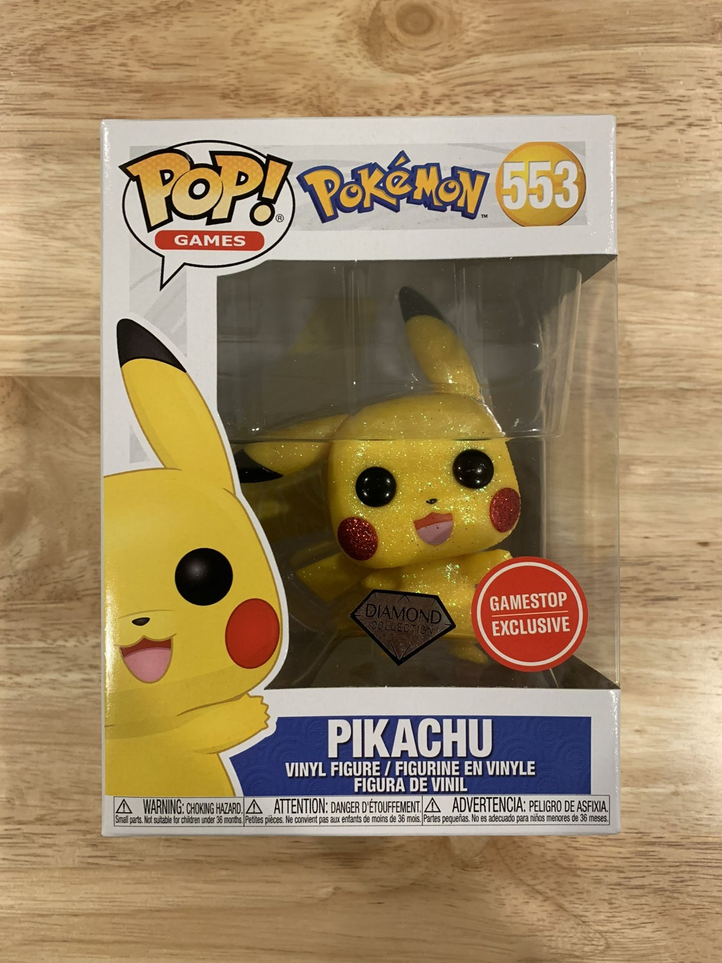 Funko Pop! Pokémon - 553 - Pikachu - Diamond Collection