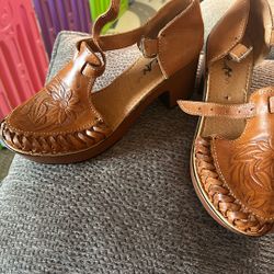 Zapatos Mexicanos De Piel