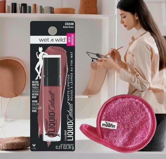 wet n wild Megalast Liquid Catsuit Lipstick Rebel Rose