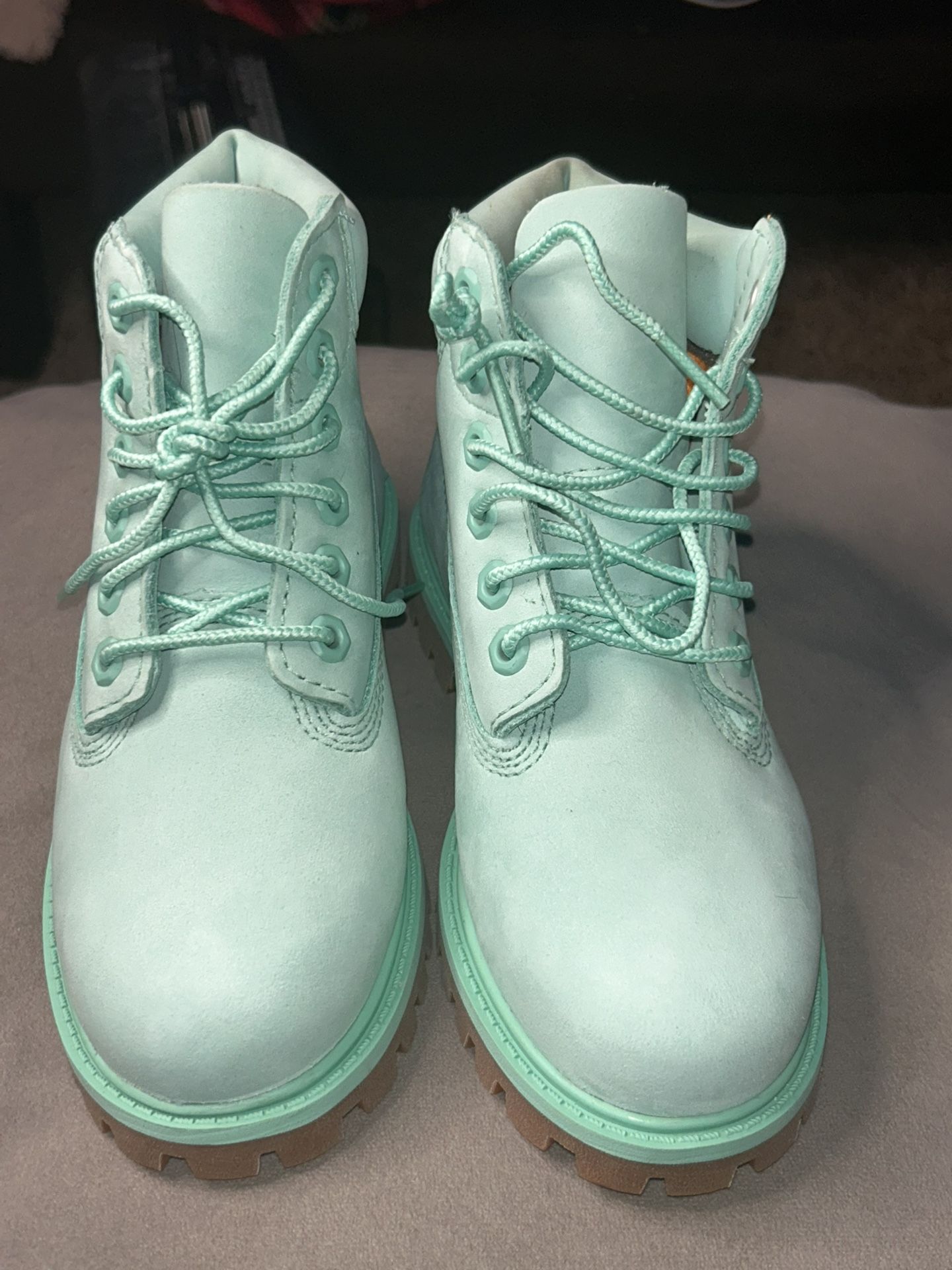 Timberland 50th Teal Boots Kids Size 12 NEW!