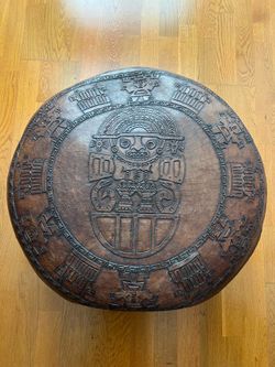 Vintage Peruvian Leather Luggage