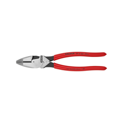 9 1/2" High Leverage Lineman's Pliers New England with Fish Tape Puller and Crimper