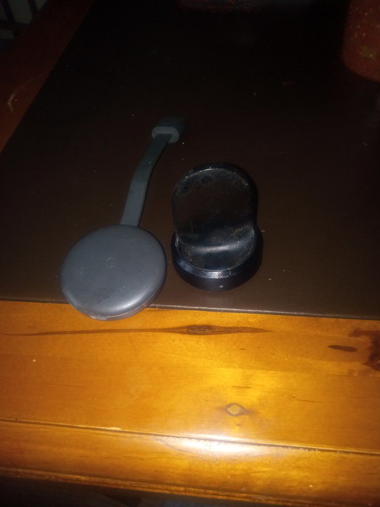 Samsung Watch Charger And Google Chromecast 