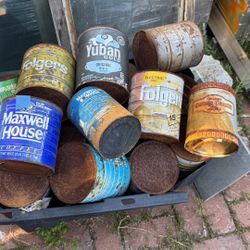 Vintage Coffee Cans