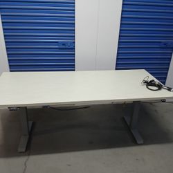 Solid 1 Inch Top Electric Sit And Stand Ergonomic Desk 