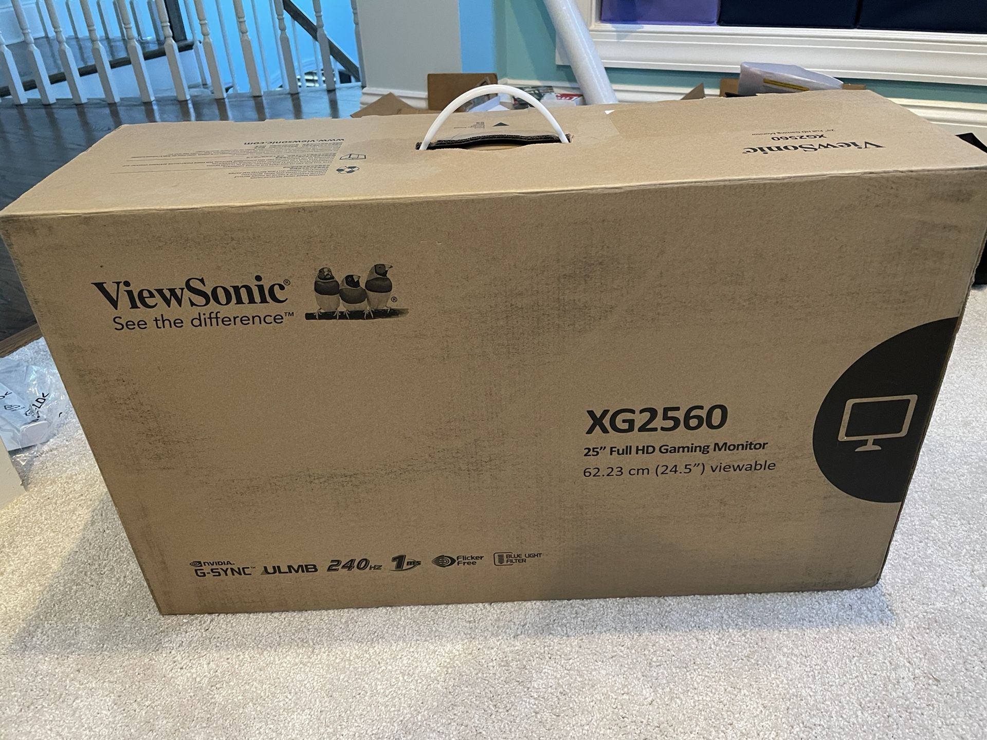 ViewSonic XG2560 25” 1080p Gaming Monitor