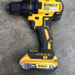 Dewalt 20 V Brushless Drill + 2Ah Batery