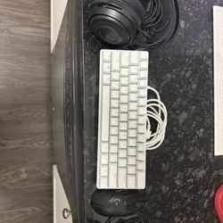 Gaming Keyboard, Mouse, and Headset