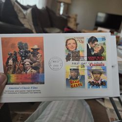 American Classic Films Envelope And Stamps