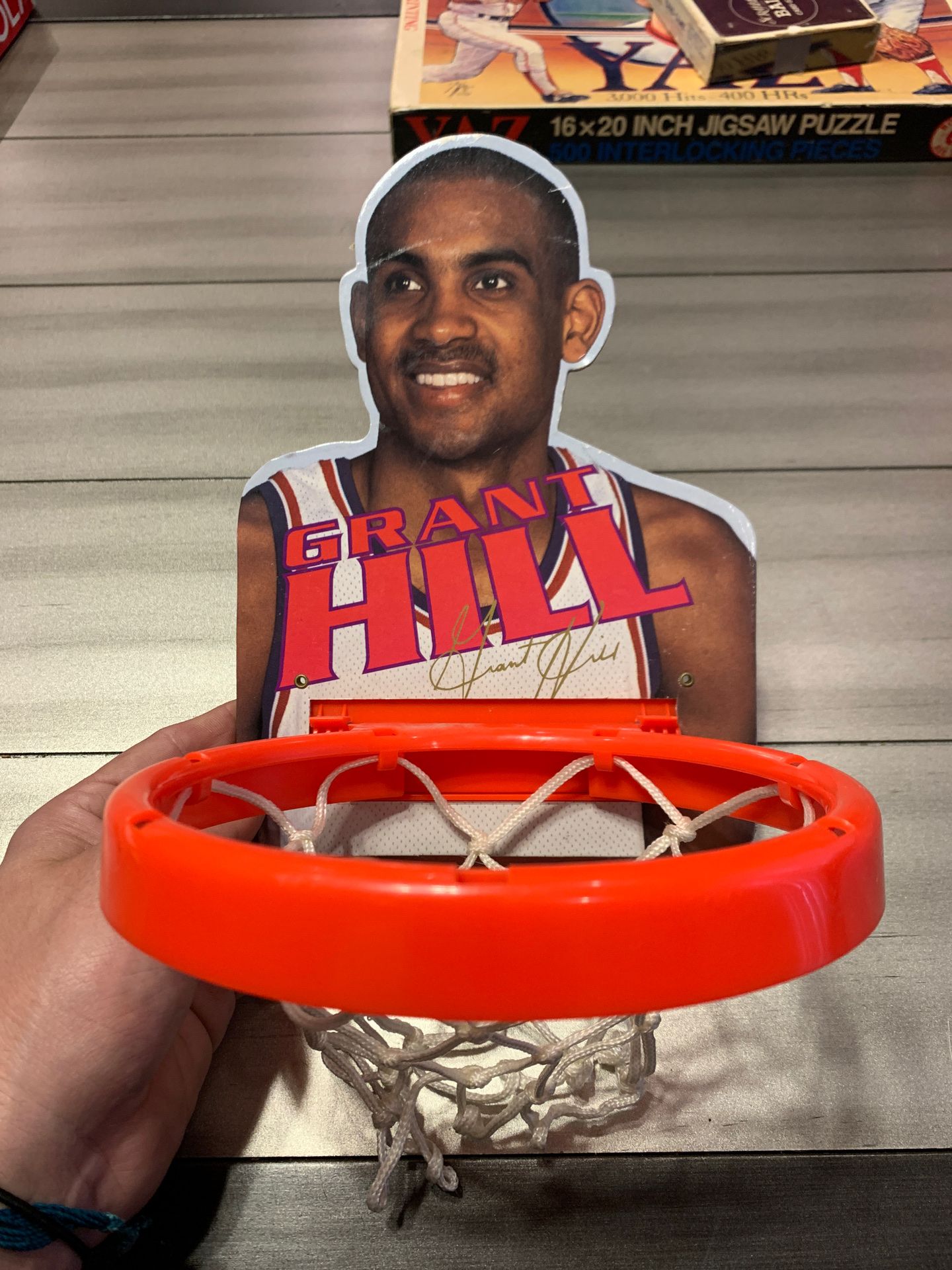 Ohio Art Sports Grant Hill Mini Desk Basketball Net Hoop