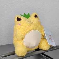 5" Plush Goals Yellow Pineapple Wawa Frog Keychain