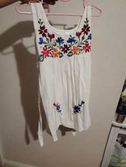 Vestido Mexicano De Niña Talla 3