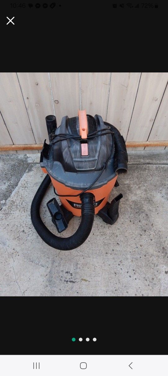 Ridgid Vacuum